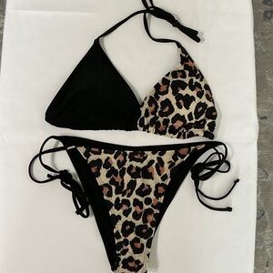 Leopard Print Bikini Set Medium
